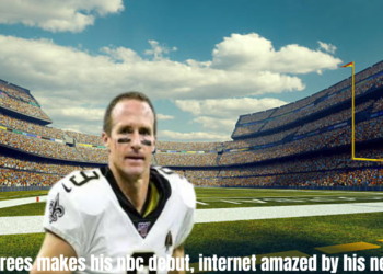drew brees makes his nbc debut, internet amazed by his new hair