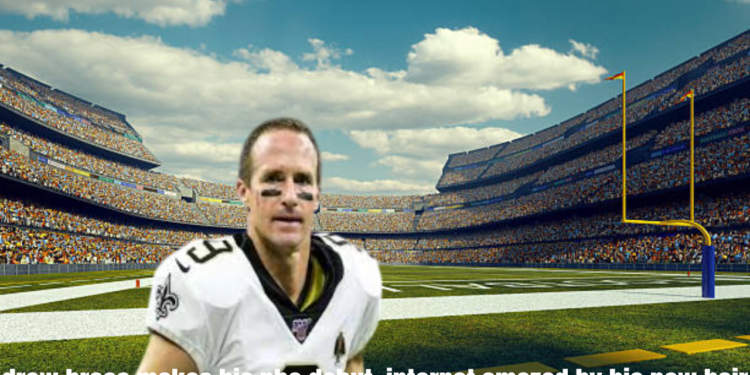 drew brees makes his nbc debut, internet amazed by his new hair