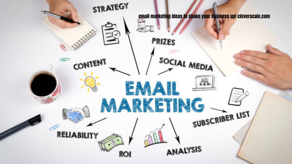 email marketing ideas to shake your business up! cleverscale.com